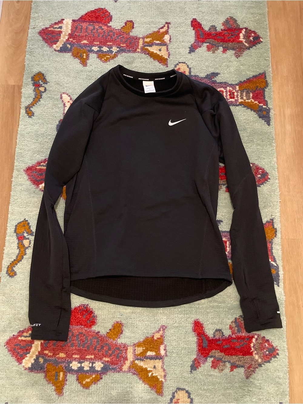 Nike Running Therma Fit Men’s Athletic Black Long Sleeve Top